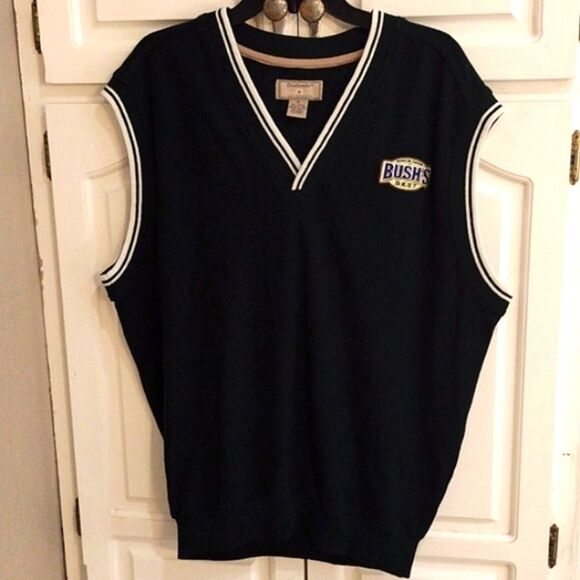 Dunbrooke Bush's Best patch Vintage Vest (Baked Beans) Size Medium Mens - Picture 7 of 7